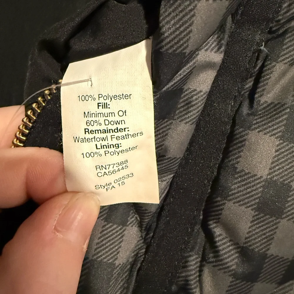 J. Crew Black and Gray Checkered Quilted Vest - Picture 8 of 9